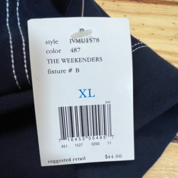 LIZ & CO. NAVY BLUE LONG SLEEVE PULL OVER HOODIE NWT SIZ XL - Picture 7 of 7